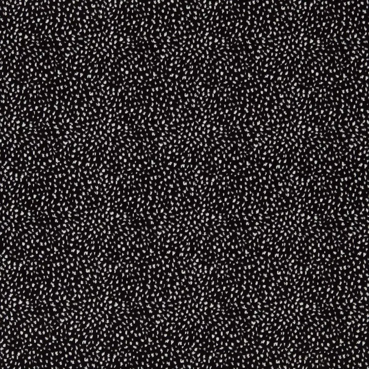 Fawn Fabric - Ebony by black-grey animal velvet-chenille fabric from Harlequin