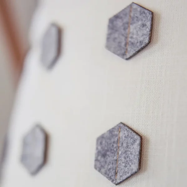 Convex Fabric - Charcoal / Gold from
