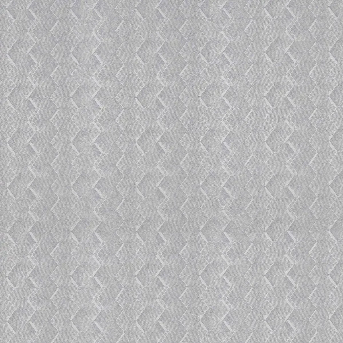 Tanabe Fabric - Silver by black-grey geometric linen fabric from Harlequin