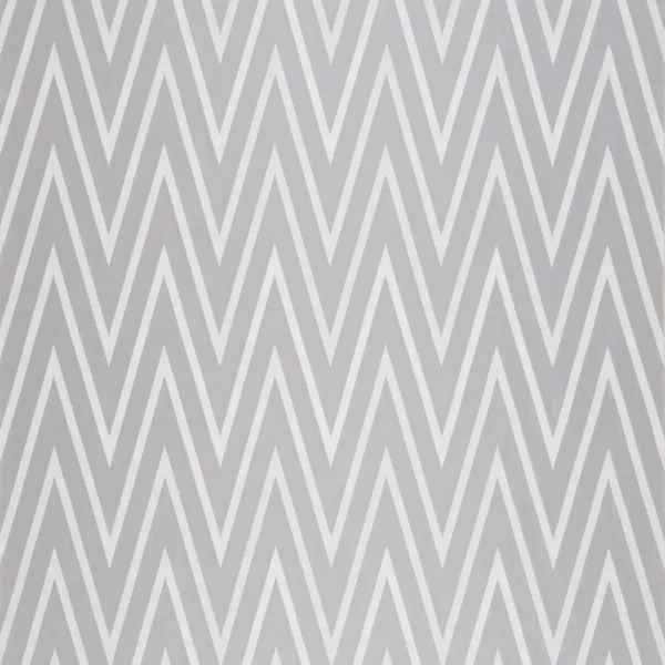Moriko Fabric - Steel by black-grey geometric silk-satin fabric from Harlequin