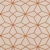 orange geometric jacquard fabric from Harlequin