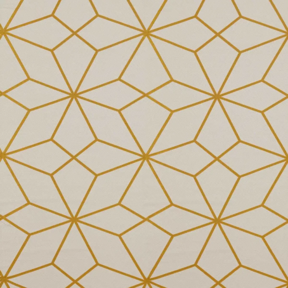 yellow geometric jacquard fabric from Harlequin