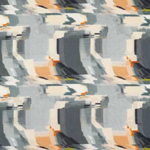 orange contemporary linen fabric from Harlequin