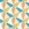 multicolour geometric cotton fabric from Harlequin