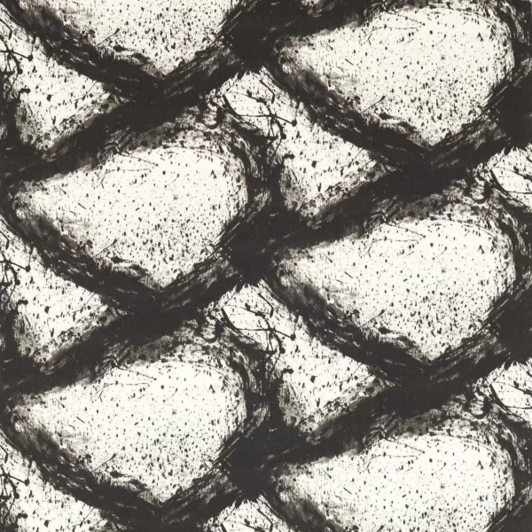 Enigmatic Fabric - Black Earth by black-grey misc cotton fabric from Harlequin