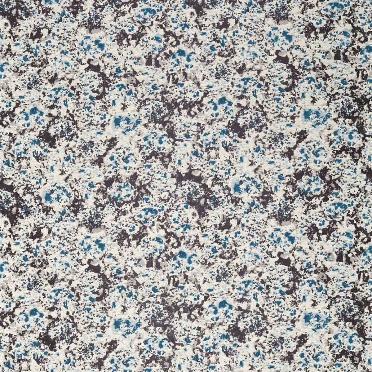 Aconite Fabric - Ink / Lapis by blue misc woven fabric from Harlequin