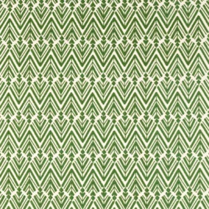 green geometric woven fabric from Harlequin