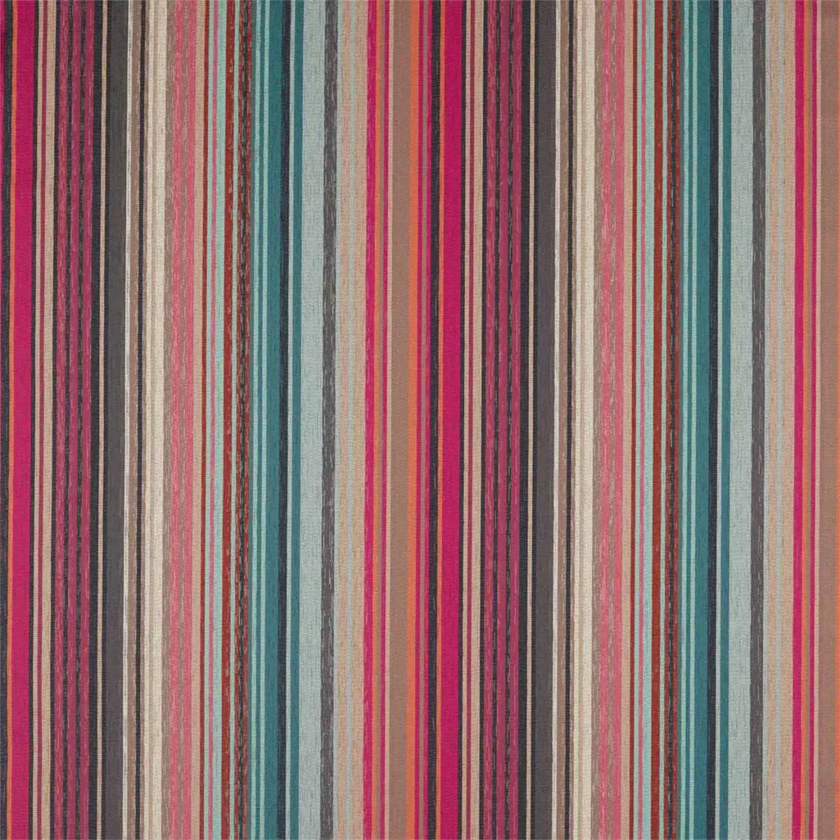 multicolour striped woven fabric from Harlequin