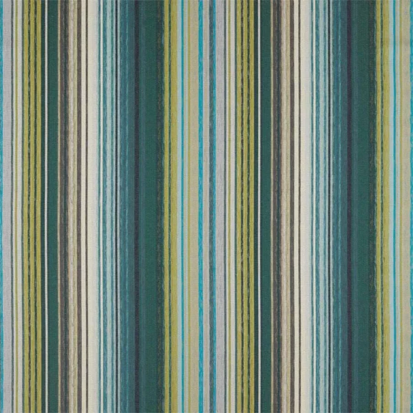 multicolour striped woven fabric from Harlequin