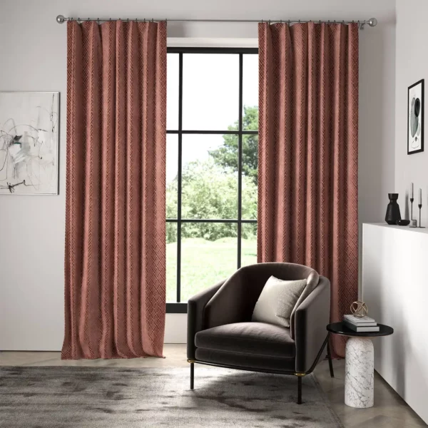 Triadic Fabric - Burnt Umber by Triadic Fabric - Burnt Umber from