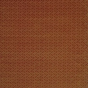 orange geometric velvet-chenille fabric from Harlequin