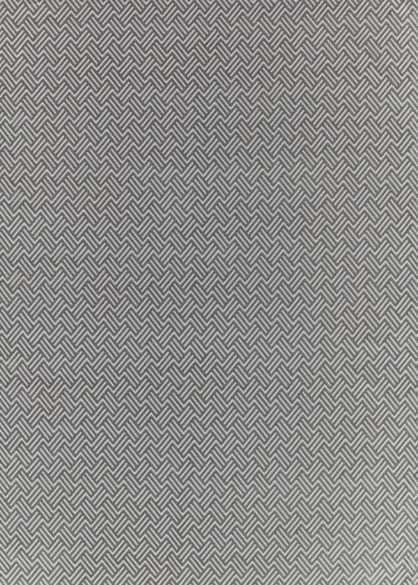 black-grey geometric velvet-chenille fabric from Harlequin