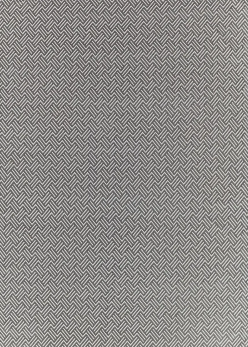 Triadic Fabric - Neptue by black-grey geometric velvet-chenille fabric from Harlequin