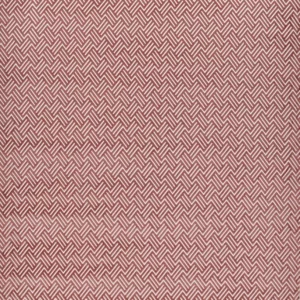 red geometric velvet-chenille fabric from Harlequin