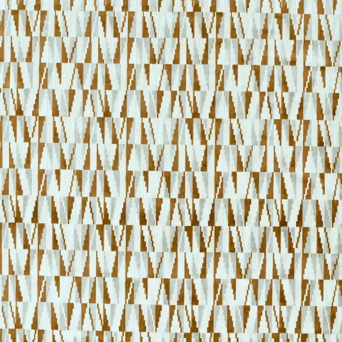 Acute Fabric - Tobacco / Slate swatch