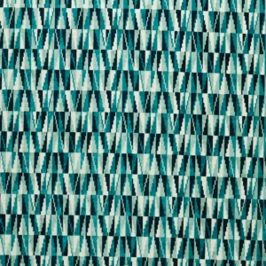 blue geometric woven fabric from Harlequin