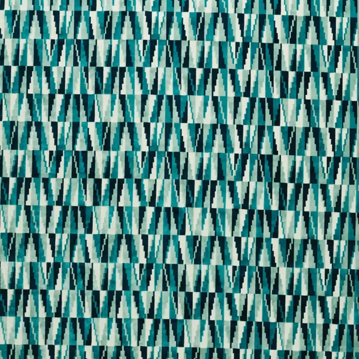 Acute Fabric - Ink / Azure swatch