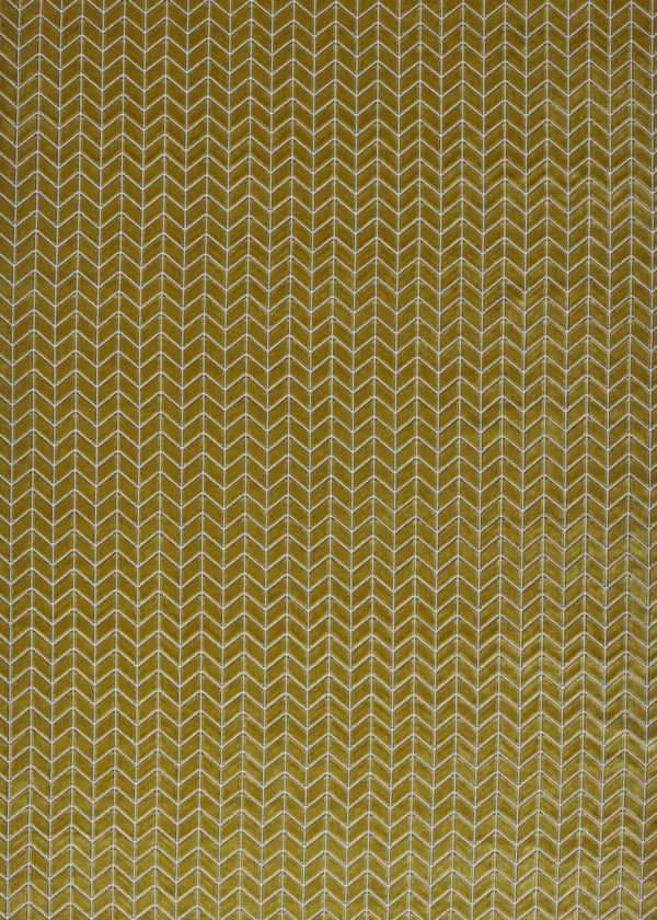 yellow contemporary velvet-chenille fabric from Harlequin