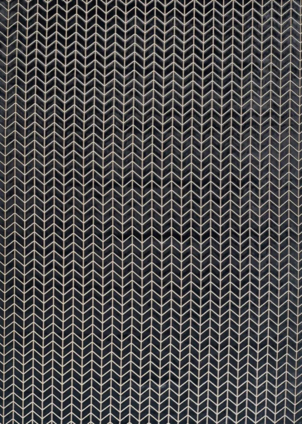 black-grey contemporary velvet-chenille fabric from Harlequin