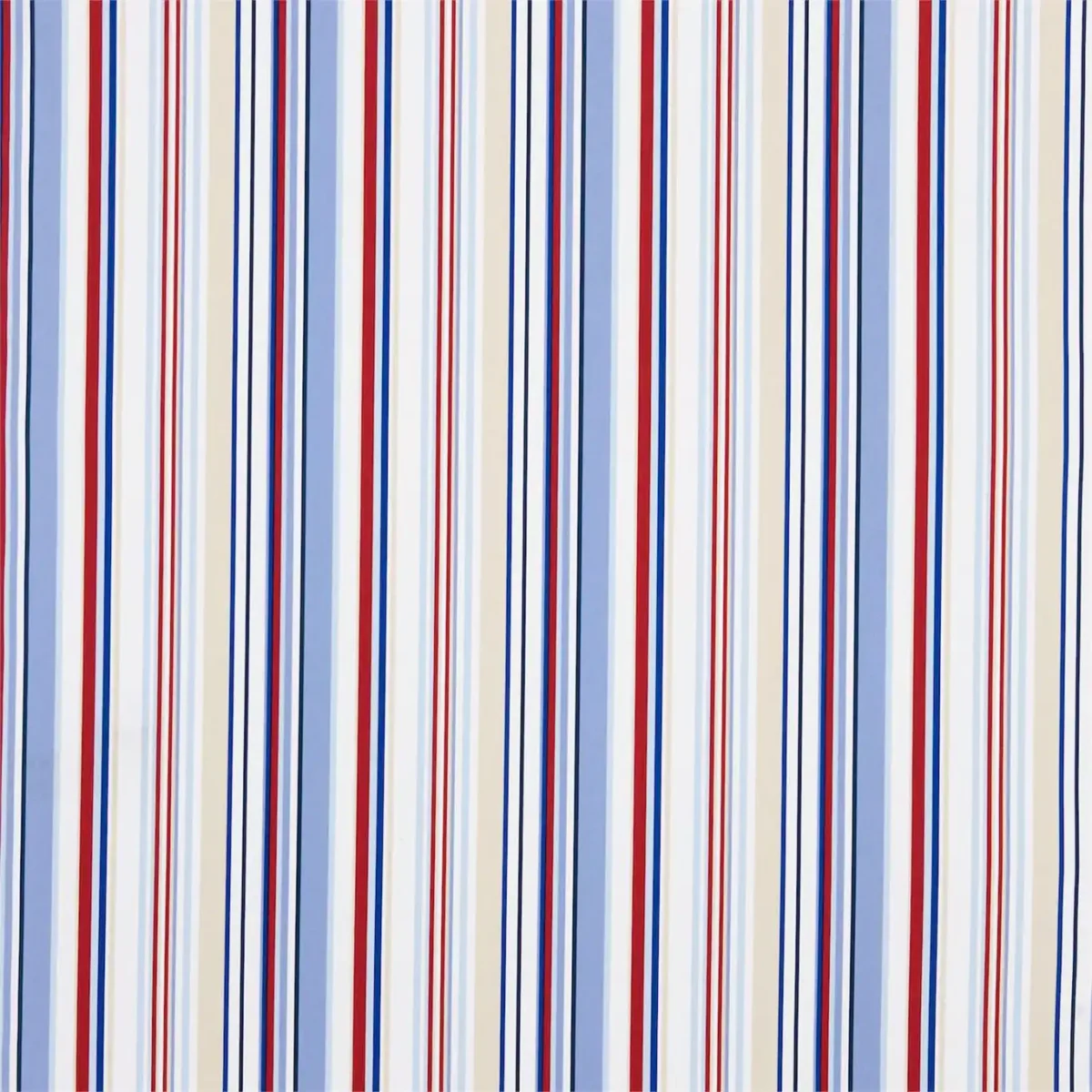 Rush Fabric - Strawberry / Cornflower / Neutrals by blue children's cotton fabric from Harlequin