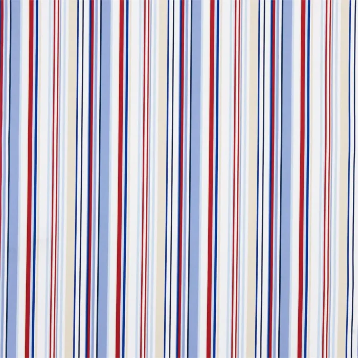Rush Fabric - Strawberry / Cornflower / Neutrals swatch