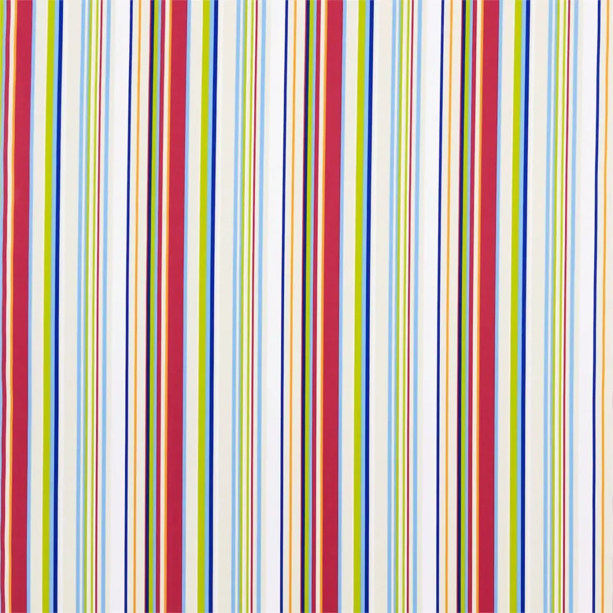 Rush Fabric - Strawberry / Sailor Blue / Aqua / Apple / Neutrals by multicolour children's cotton fabric from Harlequin