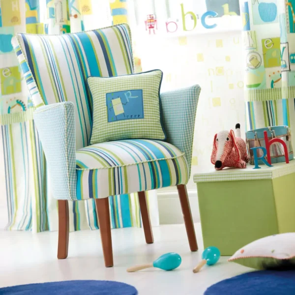 Rush Fabric - Strawberry / Sailor Blue / Aqua / Apple / Neutrals from