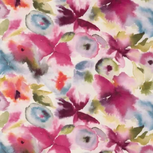 pink contemporary linen fabric from Harlequin