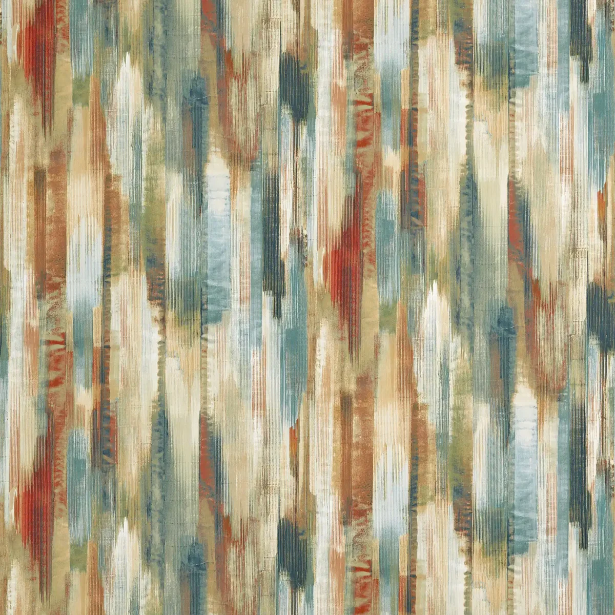 Estrato Fabric - Rust / Ruby / Nordic Blue by blue misc cotton fabric from Harlequin