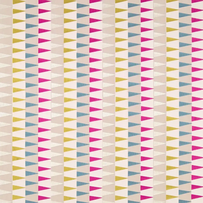 Azul Fabric - Fuchsia / Seaglass / Zest swatch