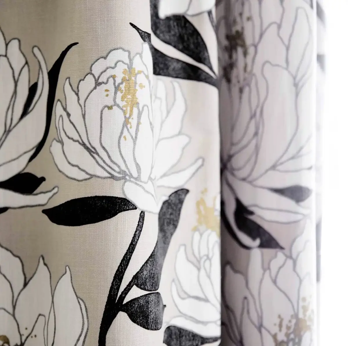 Sebal Fabric - Platinum / Ebony from