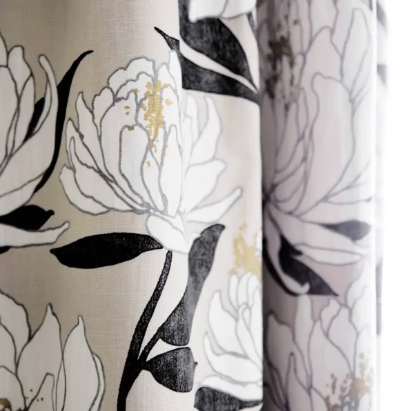 Sebal Fabric - Platinum / Ebony by Sebal Fabric - Platinum / Ebony from