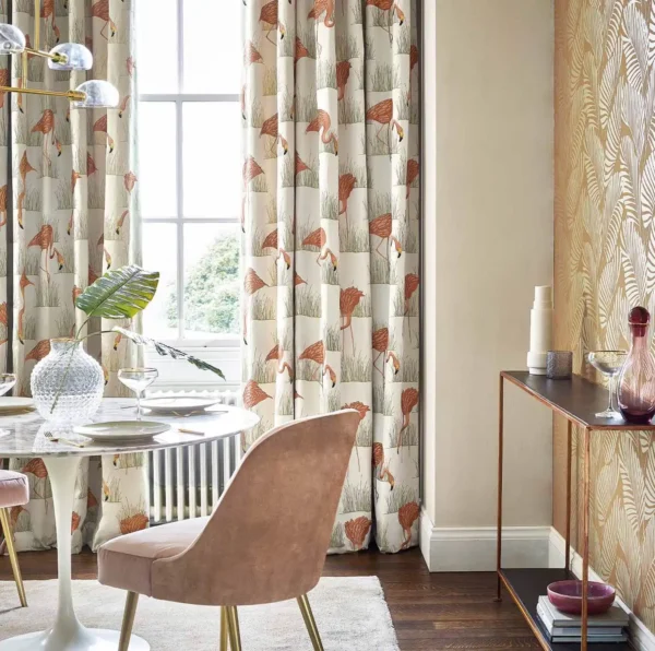 Salinas Fabric - Russet / Oyster from
