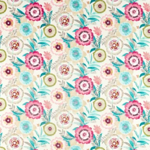 multicolour botanical cotton fabric from Harlequin