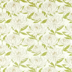 green botanical printed fabric from Harlequin