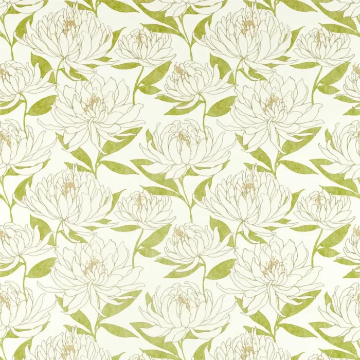 Sebal Fabric - Laurel / Chalk swatch