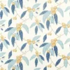 blue botanical cotton fabric from Harlequin