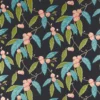 blue botanical cotton fabric from Harlequin