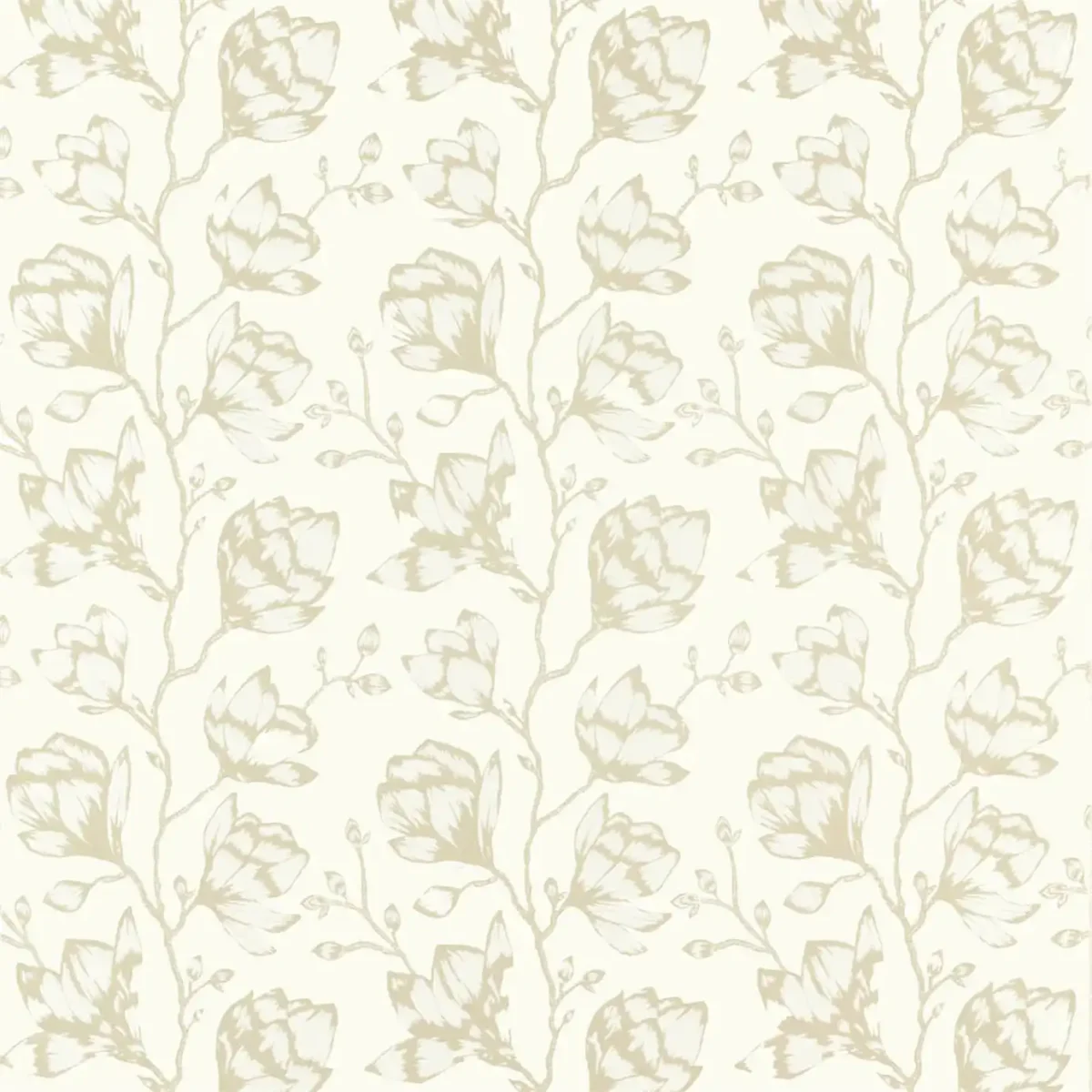 Lustica Fabric - Oyster by brown botanical woven fabric from Harlequin