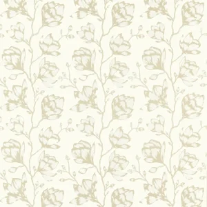 brown botanical woven fabric from Harlequin