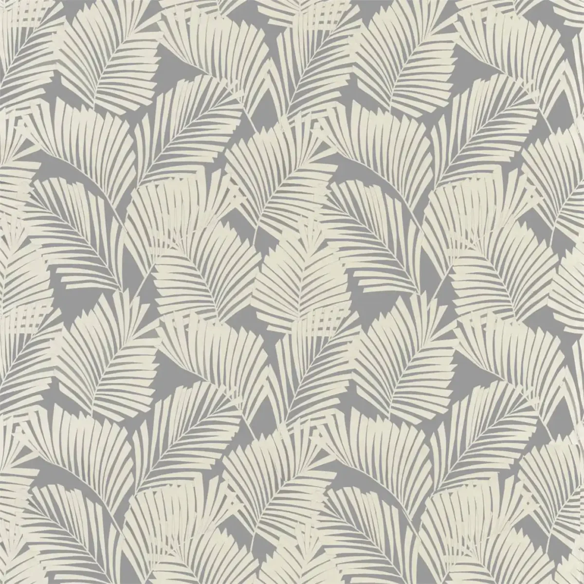 Mala Fabric - Slate by black-grey botanical jacquard fabric from Harlequin