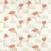 orange animal jacquard fabric from Harlequin