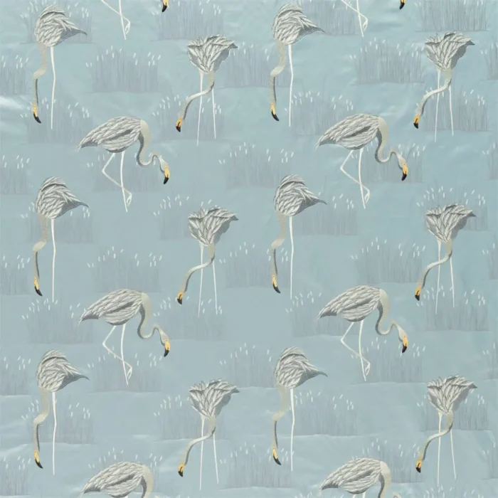Salinas Fabric - Glacier / Silver swatch
