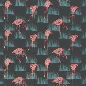 black-grey animal jacquard fabric from Harlequin