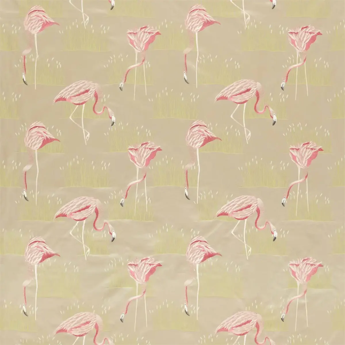 pink animal jacquard fabric from Harlequin