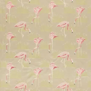 pink animal jacquard fabric from Harlequin