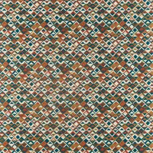 brown geometric velvet-chenille fabric from Harlequin