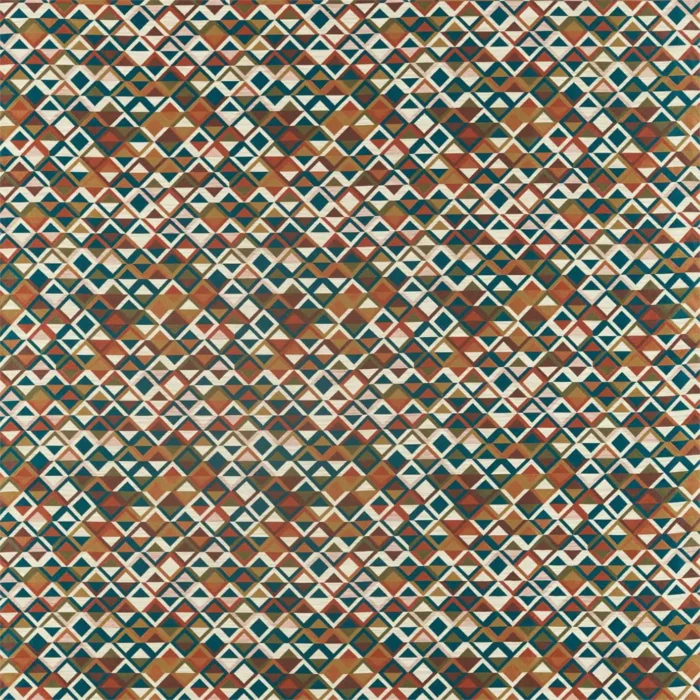 Boka Fabric - Sapphire / Russet / Gold swatch