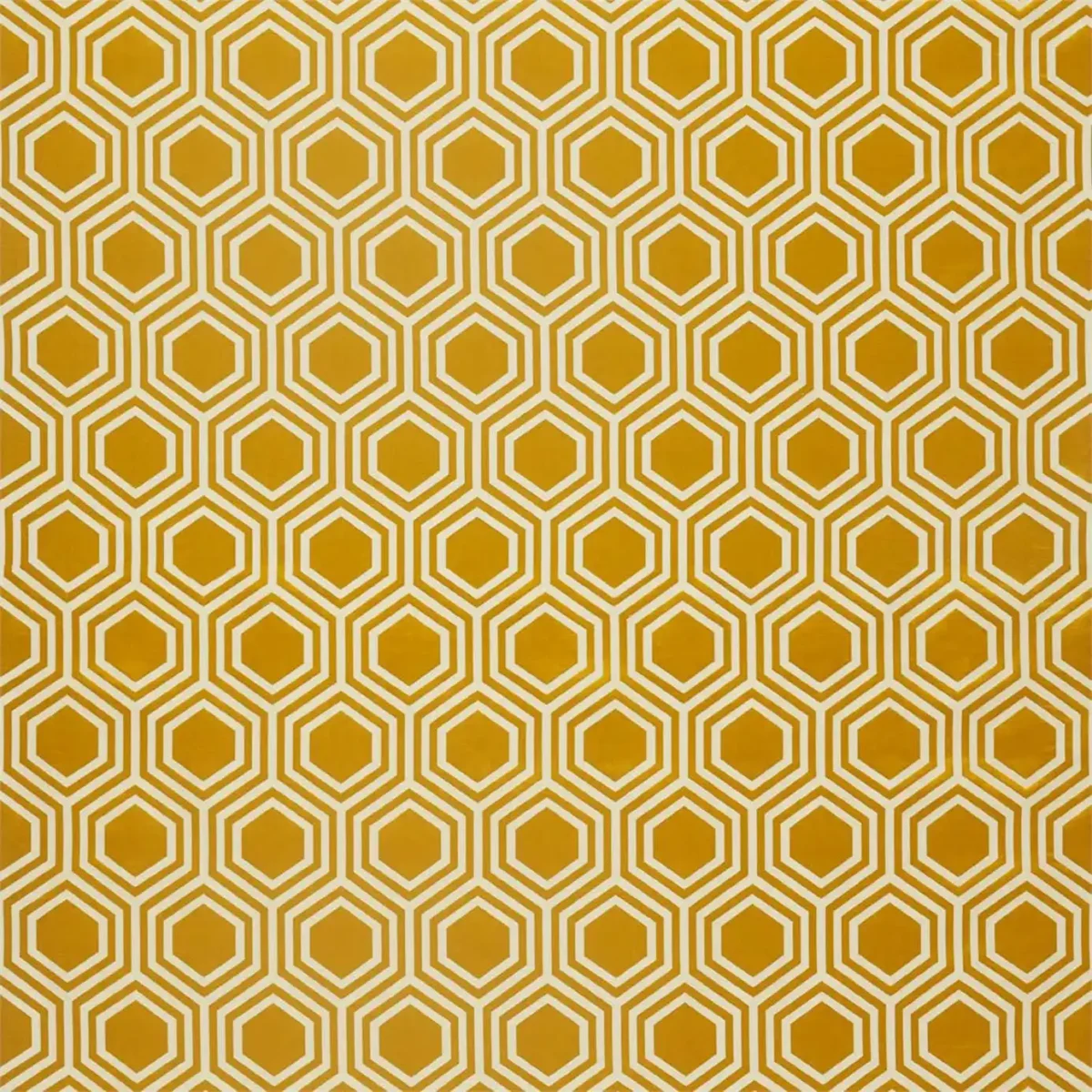 Selo Fabric - Gold by brown geometric woven fabric from Harlequin