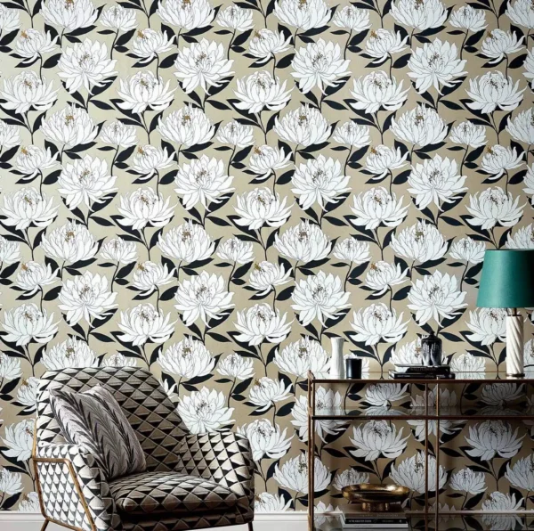 Salinas Wallpaper - Champagne / Rose / Gold by Salinas Wallpaper - Champagne / Rose / Gold from